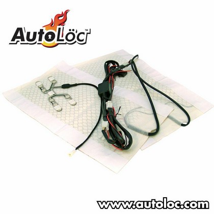 Autoloc Heated Seat System for 1 seat w/o Harness or switch - Click Image to Close